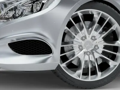 Mercedes-Benz S Class Coupe 2015 3D model