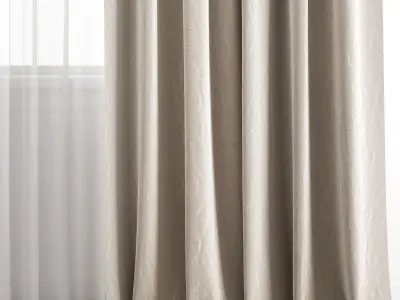 curtain 446 3D model
