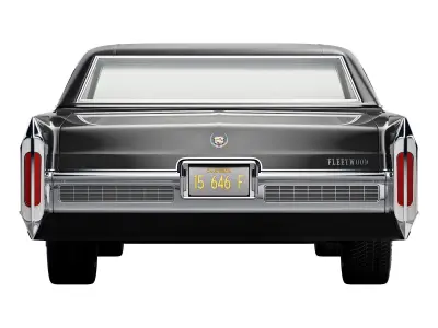 Cadillac fleetwood 1966 3D model