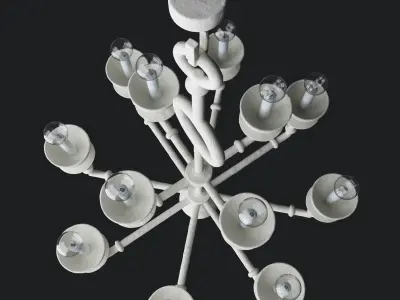Draper Chandeliers 3D model
