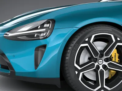 Xiaomi SU7 2025 3D model