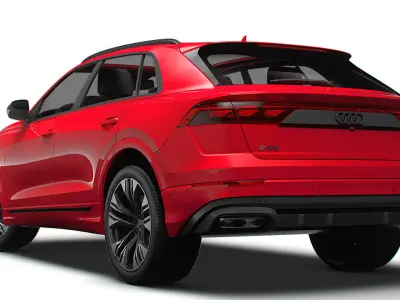 Audi Q8 50 TDI quattro S line UKspec 2024 3D model