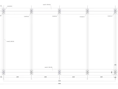 12 kWp Solar Carport Project Type 1 3D model