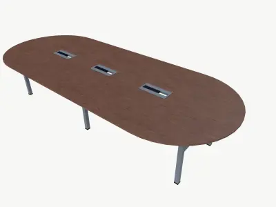 Conference Table Low-poly 3D model
