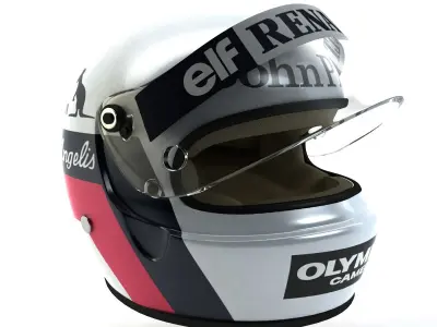 Elio de Angeles Helmet 1985 Low-poly 3D model