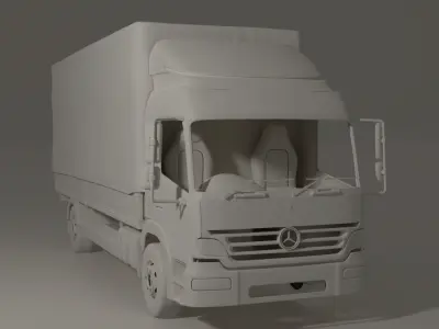 truck mercedes 3D model