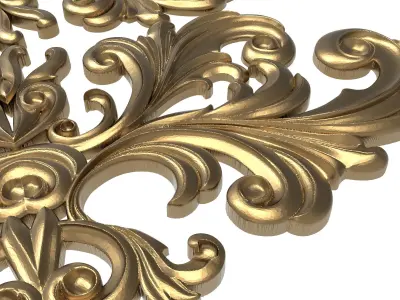  decorative pattern ready for 3D printing 3D model