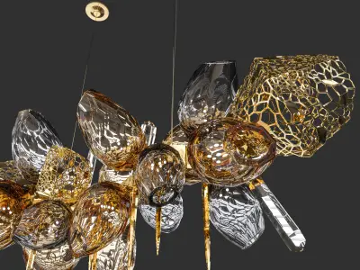 Britannica Chandelier Horizontal-1 3D model