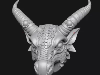 Dragon 3D print model