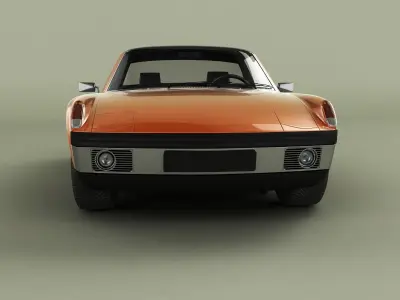 Porsche 914-6 GT 3D model