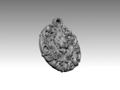 Lion King  relief 3D print model