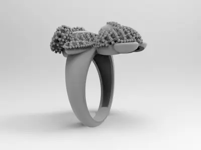 anillo oso  3D print model