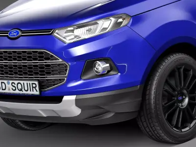 EcoSport 2016 3D model