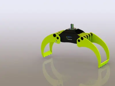 Timber grab 3D model