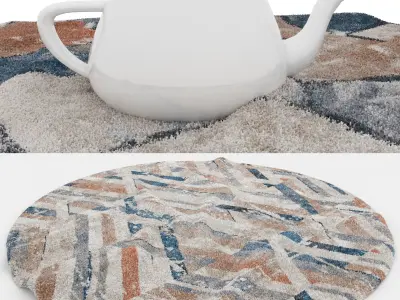 Rugs No 38 Low-poly 3D model