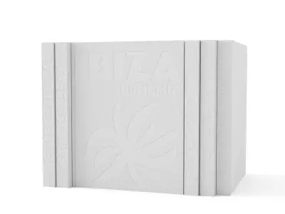 encyclopedia of assouline coffetable books travel red 3D model