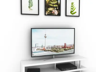  modern media console 3D model