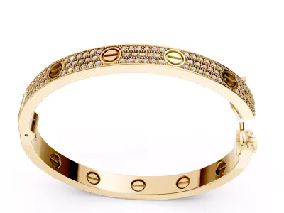 cartier jewelry 3D print model