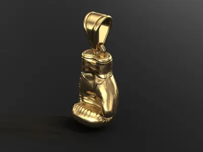 Boxing Glove Pandant 3D print model