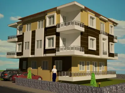 EXTERIOR OF BUILDING 3D model