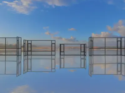 Modern Window Museum 3D model