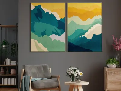 Photo Frame 277 Low-poly 3D model