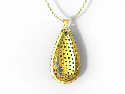 Pendant Buterfly 3D print model