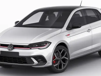 Volkswagen Polo GTI 2022 3D model