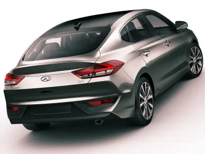 Hyundai i30 Fastback 2018 3D model