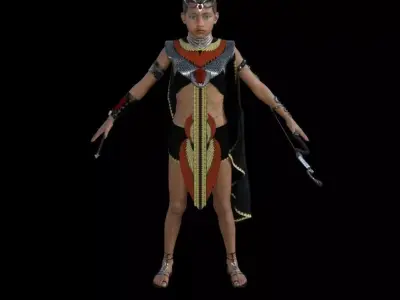 Tribe Princess 3D model