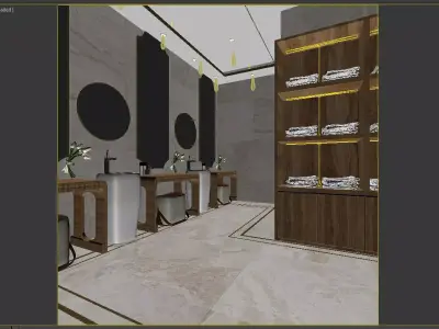 Locker room  3D model