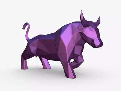 bull figurine 3D print model