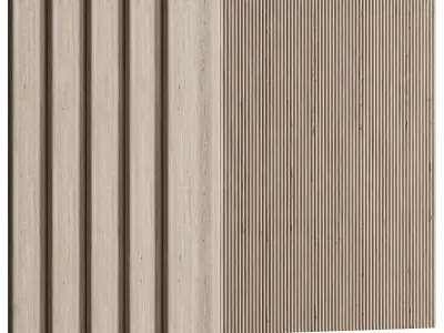 Wall panel 3D model 6