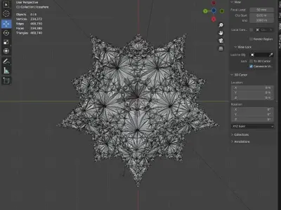 religion kaleidoscope decorative accessories 3D model