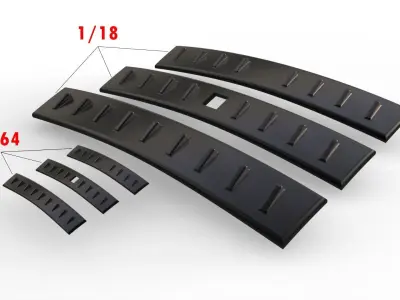 Vortex Generator for Diecast Models 1-18 and 1-64 3D print model