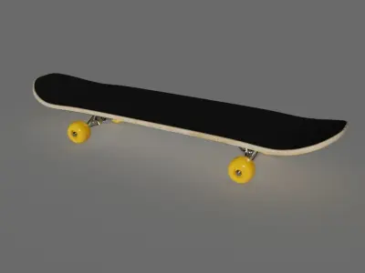 Skateboard Free 3D model