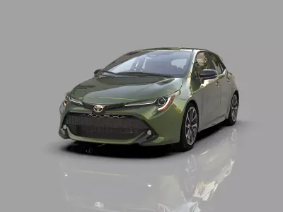 Toyota Auris corolla 2020 Organizing  3D model