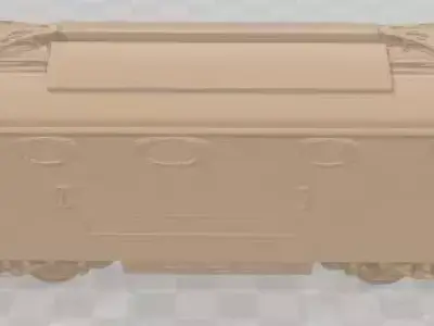 Locomotive - E 444 Printable  3D print model