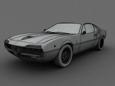 Alfa Romeo Montreal 1970 3D model