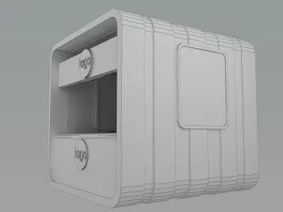 Booth Exhibition Stand a10 3D model