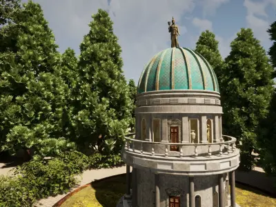 Fantasy Cathedral 3D model