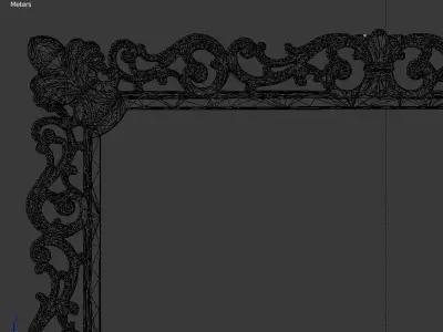 Frame mirror 3D model 10 3D model