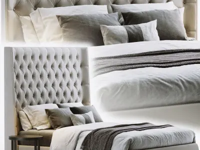 Bed Collection 05 - 10 Items 3D model