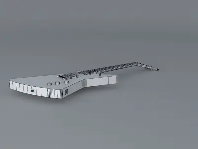 Gibson Explorer guitar Free 3D model