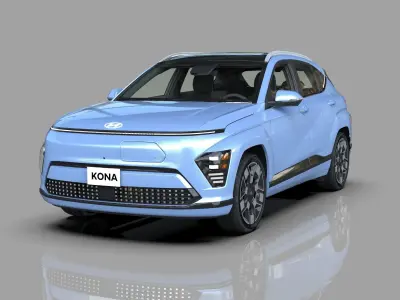 Hyundai Kona EV N-line 3D Model Pack