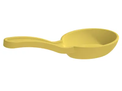 Plastic Soup Spoon 3D print model
