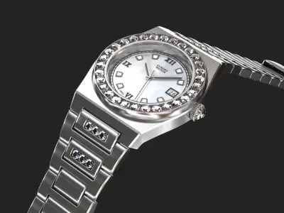 Luxury watch for women my own design 3D model