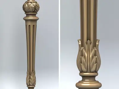 Baluster 006 3D model