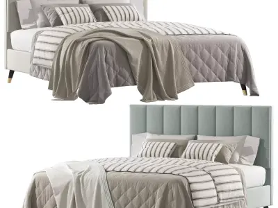 Colette bed 3D model