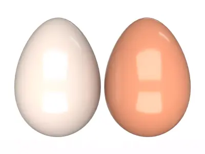 Eggs 3d Model two 3D model